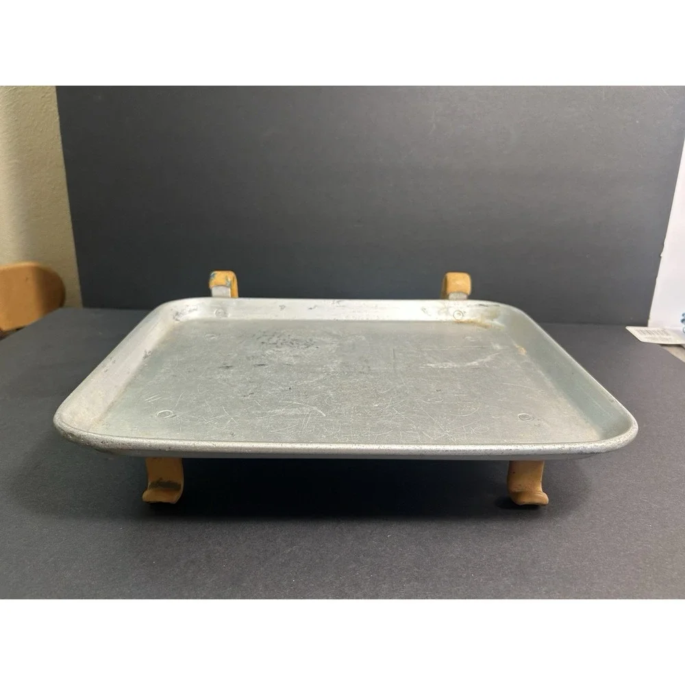 TraCo Vintage Aluminum Drive-In Car Hop Window Serving Tray Dallas, USA